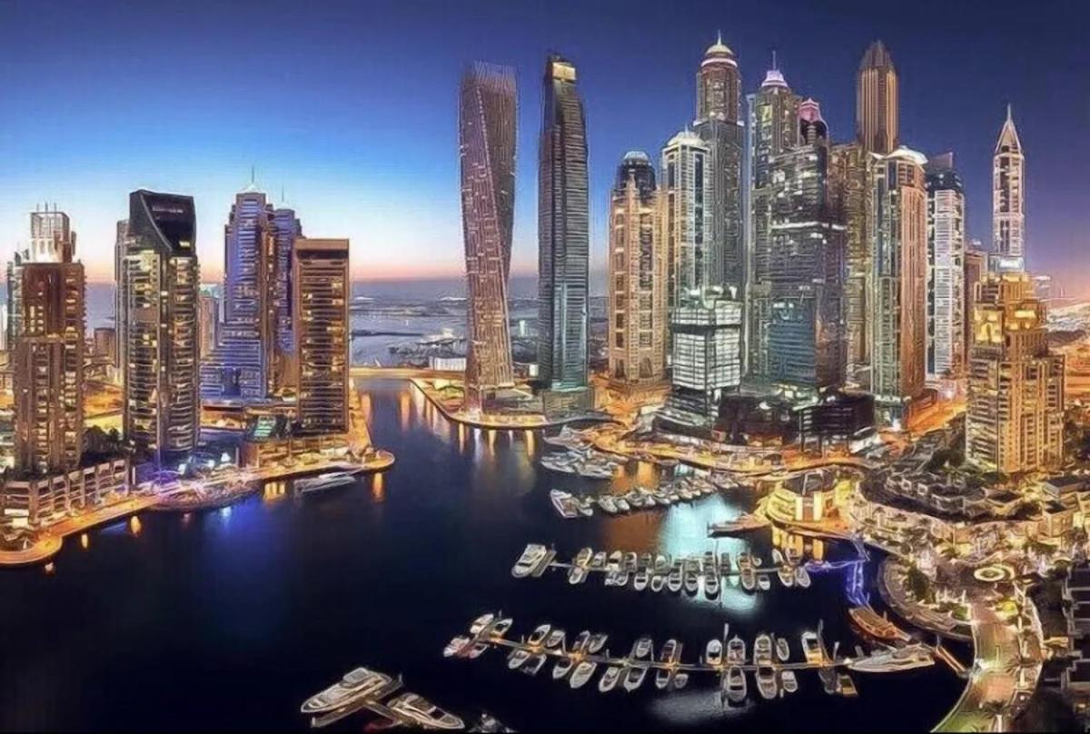 Royal Manor- Marina Diamond 2 Apartman Dubaj Kültér fotó